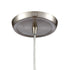 Elk Fusion 1 Light Mini Pendant In Satin Nickel Model: 529-1WHT
