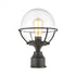 Elk Girard 1 Light Post Mount In Charcoal With Model: 57293/1