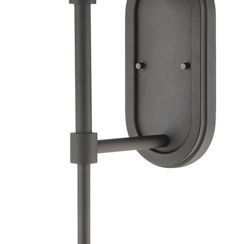 Elk Girard 1 Light Sconce In Charcoal With Clear Model: 57291/1