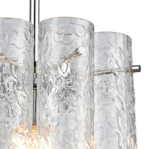 Elk Glass Symphony 1 Light Mini Pendant In Model: 11911/1