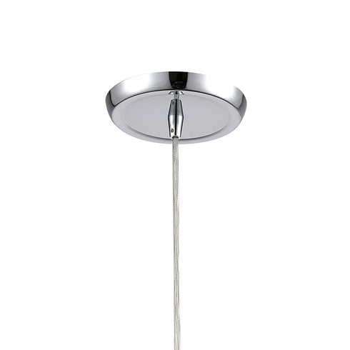 Elk Glitzy 1 Light Mini Pendant In Polished Model: 21167/1