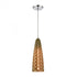 Elk Glitzy 1 Light Mini Pendant In Polished Model: 21168/1