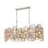 Elk Gridlock 6 Light Island Light In Matte Gold Model: 12306/6