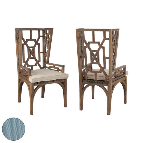 Elk Guildmaster Teak Wingback Chair Cushion Model: 2317015SO