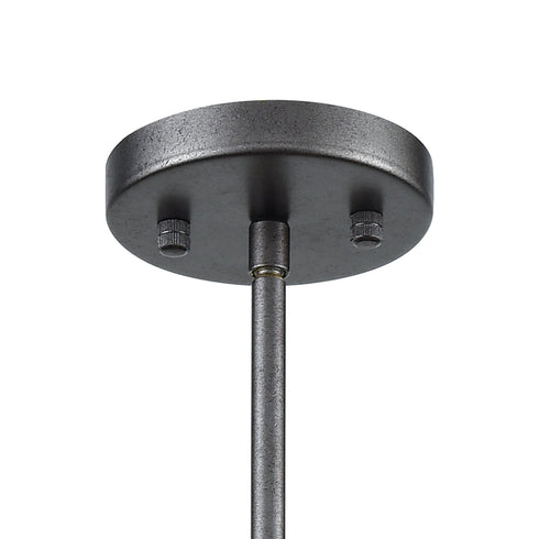 Elk Halstead 6 Light Chandlier In Ash Gray And Model: 15322/6