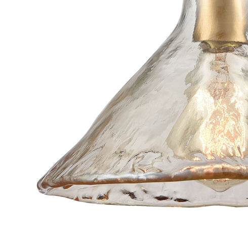 Elk Hand Formed Glass 1 Light Mini Pendant In Model: 10486/1