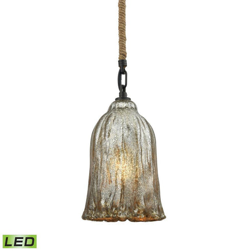 Elk Hand Formed Glass 1 Light Mini Pendant In Model: 10641/1-LED