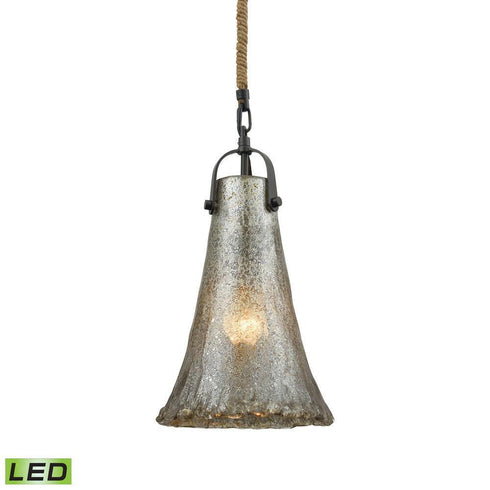 Elk Hand Formed Glass 1 Light Mini Pendant In Model: 10651/1-LED