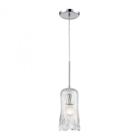 Elk Hand Formed Glass 1 Light Mini Pendant In Model: 21165/1