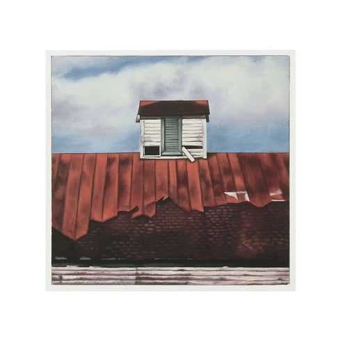 Elk Handpainted Wall Art Boathouse Roof Model: 7011-1187