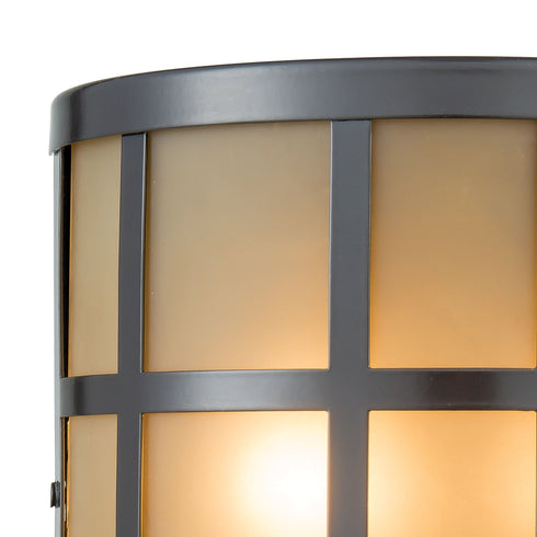 Elk Hooper 2 Light Outdoor Sconce In Oil Rubbed Model: 46330/2