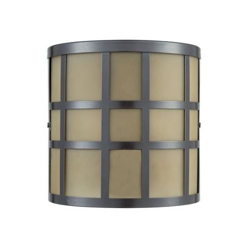 Elk Hooper 2 Light Outdoor Sconce In Oil Rubbed Model: 46330/2