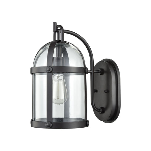 Elk Hunley 1 Light Outdoor Wall Lamp In Oil Model: 47510/1