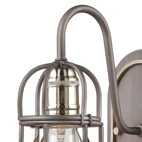 Elk Industrial Cage 1 Light Vanity Light In Model: 55061/1