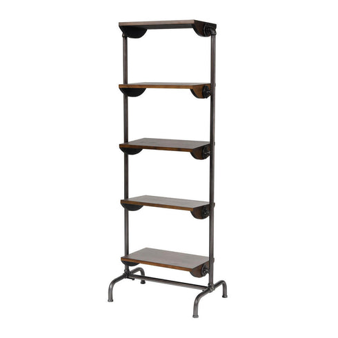 Elk Industry City Bookcase In Black And Natural Model: 3200-234
