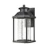 Elk Irvine Sconce In Matte Black With Seedy Glass Model: 87121/LED