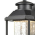 Elk Irvine Sconce In Matte Black With Seedy Glass Model: 87121/LED