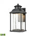 Elk Irvine Sconce In Matte Black With Seedy Glass Model: 87122/LED