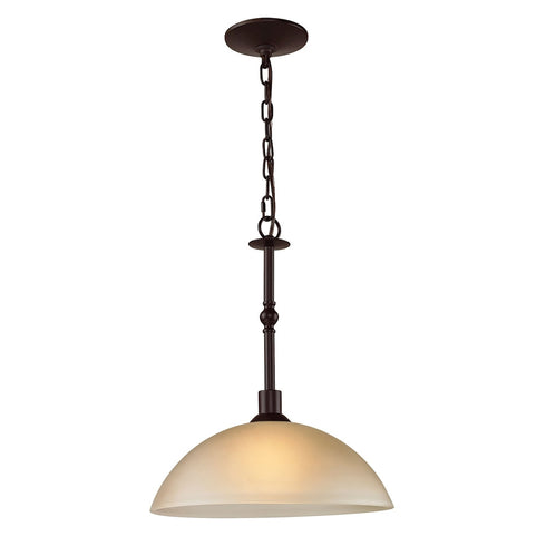 Elk Jackson 1 Light Pendant In Oil Rubbed Bronze Model: 1301PL/10