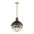 Elk Jenna 1 Light Pendant In Matte Black And Model: 16575/1