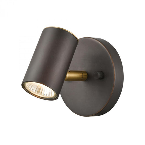 Elk Kempton 1 Light Vanity Light In Matte Black Model: 15411/1