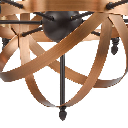 Elk Kingston 6 Light Chandelier In Oil Rubbed Model: 21136/6
