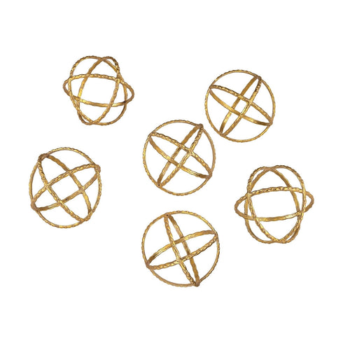 Elk Kule Gold Orbs (set Of 6) Model: 351-10174/S6