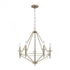 Elk Lacombe 5 Light Chandelier In Aged Silver Model: 81202/5