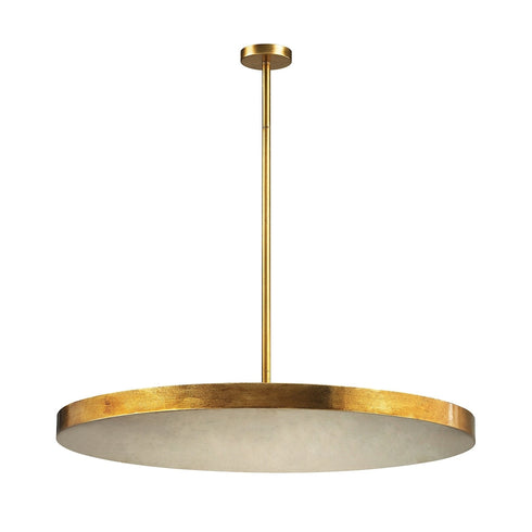 Elk Laigne 4 Light Disc Pendant In Gold Leaf Model: 1141-016