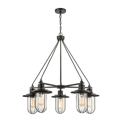 Elk Lakeshore Drive 5 Light Chandelier In Matte Model: 46404/5