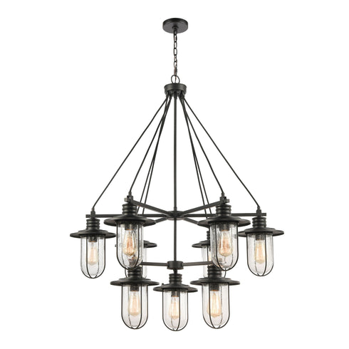 Elk Lakeshore Drive 9 Light Chandelier In Matte Model: 46406/9