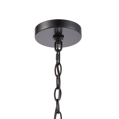 Elk Lamplighter 1 Light Hanging In Matte Black Model: 46703/1