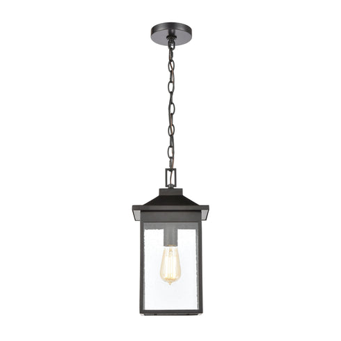 Elk Lamplighter 1 Light Hanging In Matte Black Model: 46703/1
