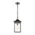 Elk Lamplighter 1 Light Hanging In Matte Black Model: 46703/1