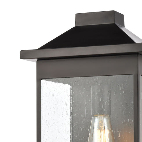 Elk Lamplighter 1 Light Sconce In Matte Black Model: 46702/1