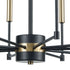 Elk livington Livingston 10 Light Chandelier In Matte Black Model: 15277/10