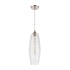 Elk Liz 1 Light Mini Pendant In Satin Nickel With Model: 21192/1