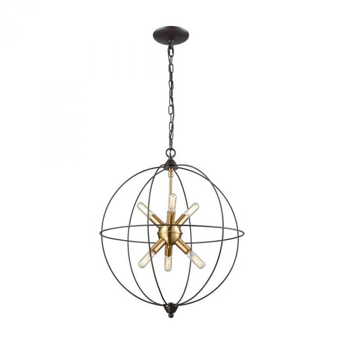 Elk Loftin 6 Light Chandelier In Oil Rubbed Model: 14511/6