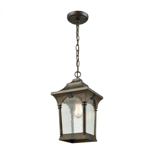 Elk Loringdale 1 Light Outdoor Pendant In Model: 45047/1