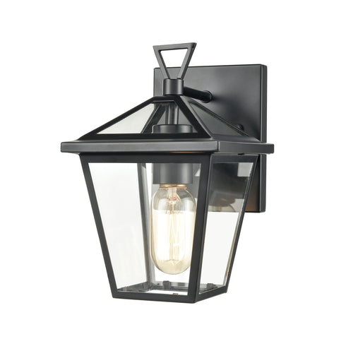 Elk Main Street 1 Light Outdoor Sconce In Black Model: 45470/1