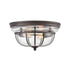 Elk Manhattan Boutique 2 Light Flush Mount In Oil Model: 46564/2