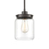 Elk Mason 1 Light Mini Pendant In Oil Rubbed Model: 85216/1