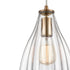 Elk Matilda 1 Light Mini Pendant In Satin Brass Model: 21172/1