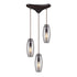 Elk Menlow Park 3 Light Triangular Pendant Model: 60044-3
