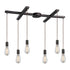 Elk Menlow Park 6 Light H Bar Pendant Fixture In Model: 60046-6