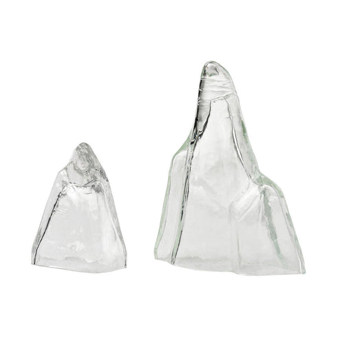 Elk Meru Decorative Object In Clear (set Of 2) Model: 4154-093/S2