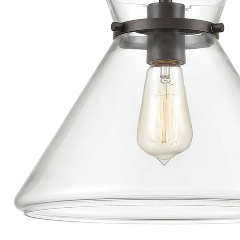 Elk Mickley 1 Light Mini Pendant In Oil Rubbed Model: 85215/1
