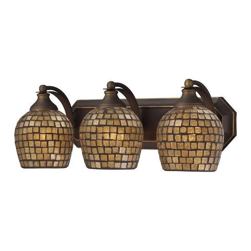 Elk Mix And Match Vanity Vanity Light Model: 570-3B-GLD
