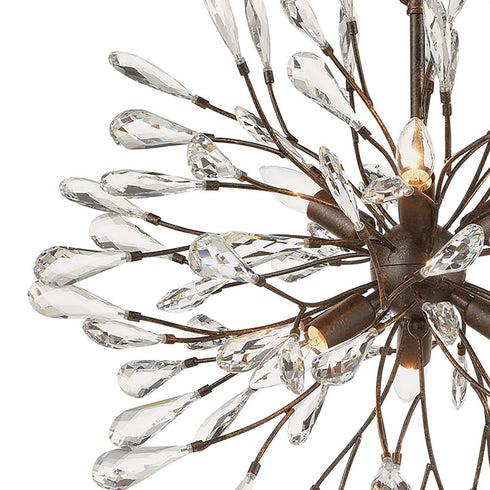 Elk Modish 6 Light Chandlier In Matte White With Model: 18285/6