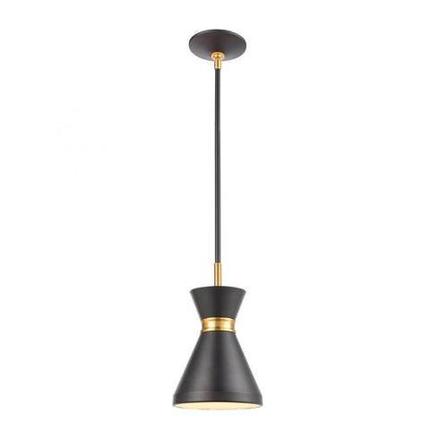 Elk Modley 1 Light Mini Pendant In Matte Black Model: 46503/1